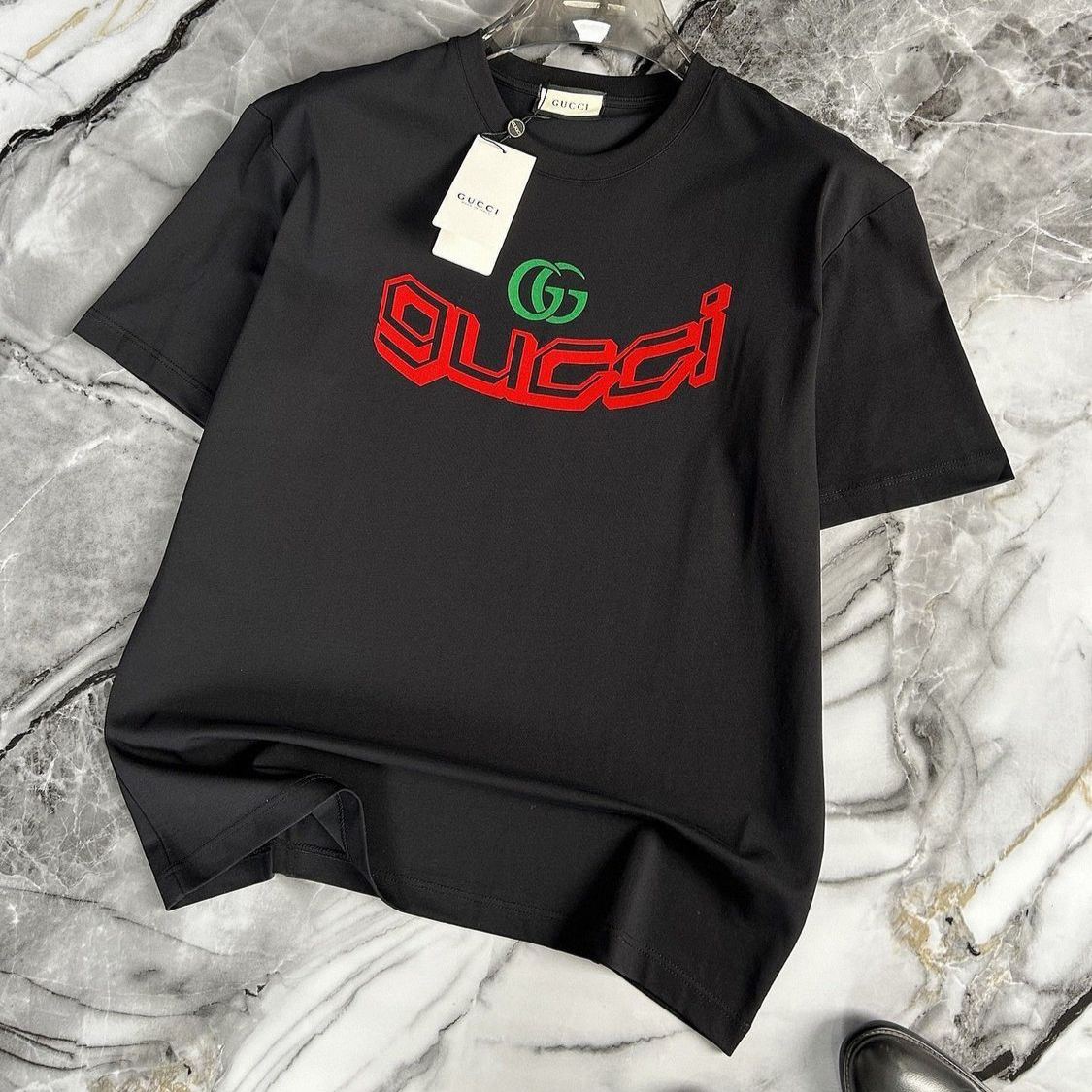 『S-3XL』夏のトレンドプリントクルーネックプルオーバー半袖Tシャツ、軽やかなラグジュアリーカジュアル半袖