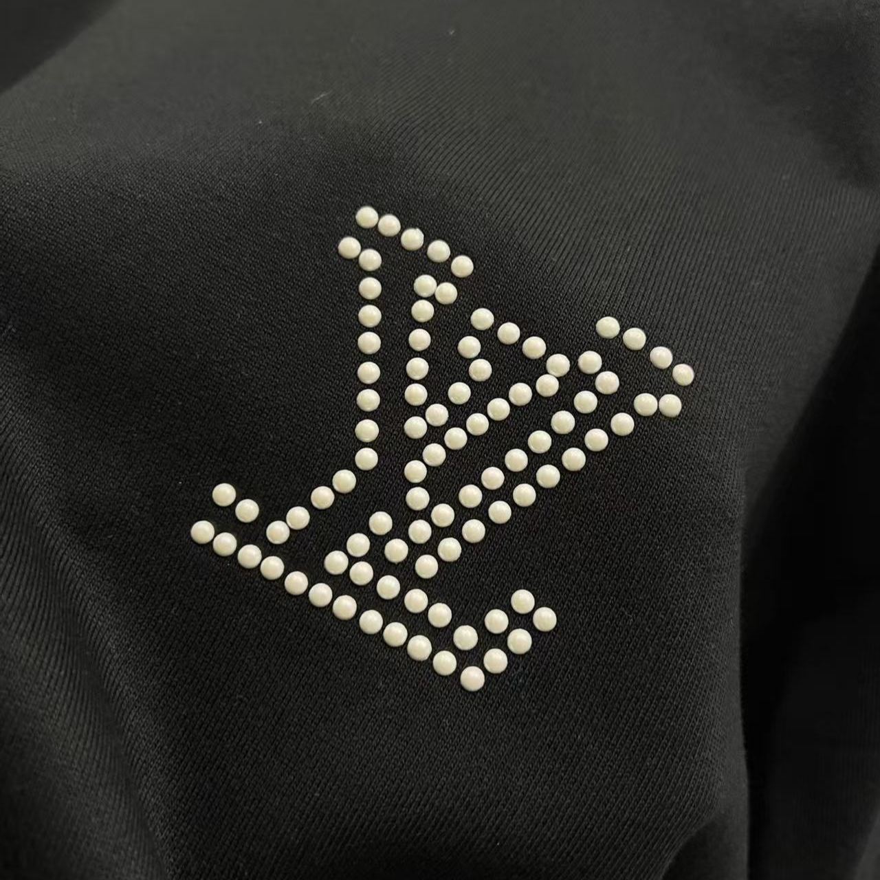 『S-2XL』新作刺繍入りクルーネックカジュアルスウェットシャツ、ユニセックス