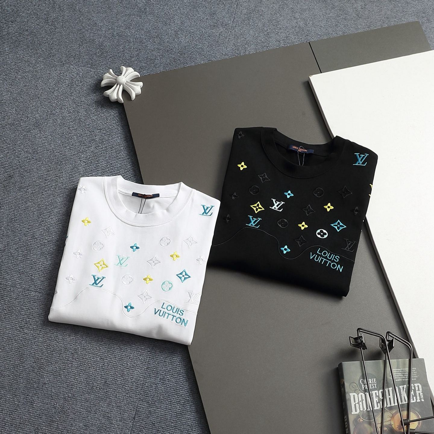 『S-XL』新作サマー刺繍入り長袖シャツ ユニセックス