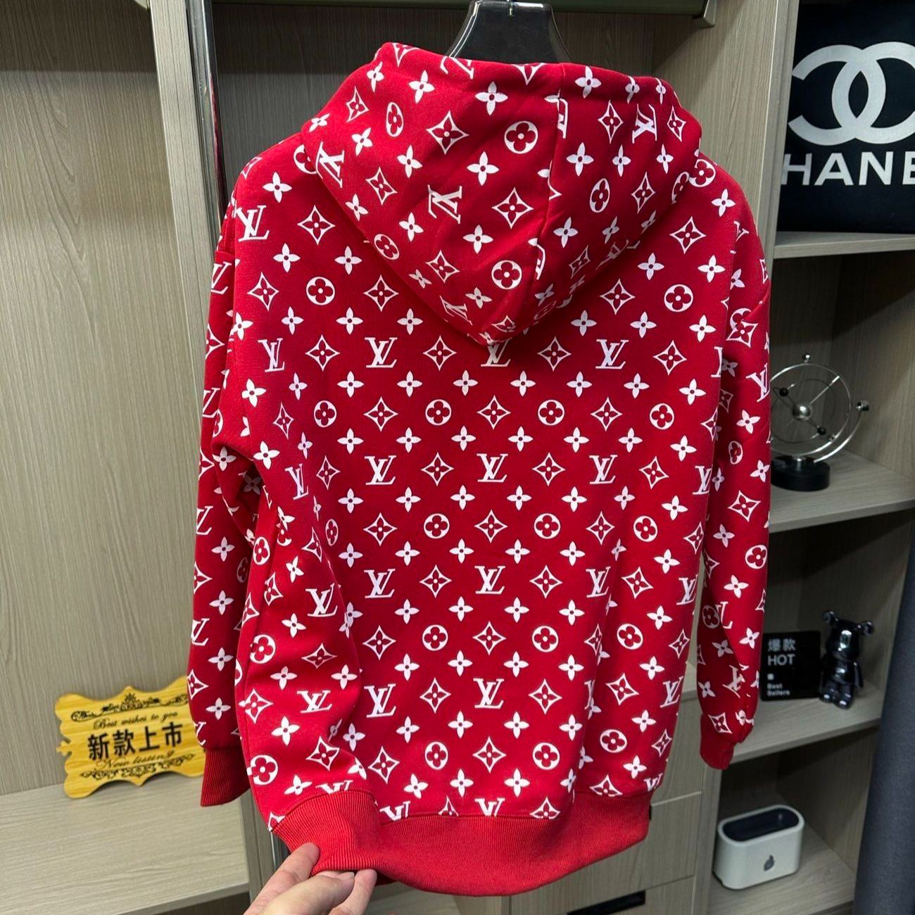 『L-5XL』男女兼用のゆったりとした着心地のフード付きスウェットシャツ
