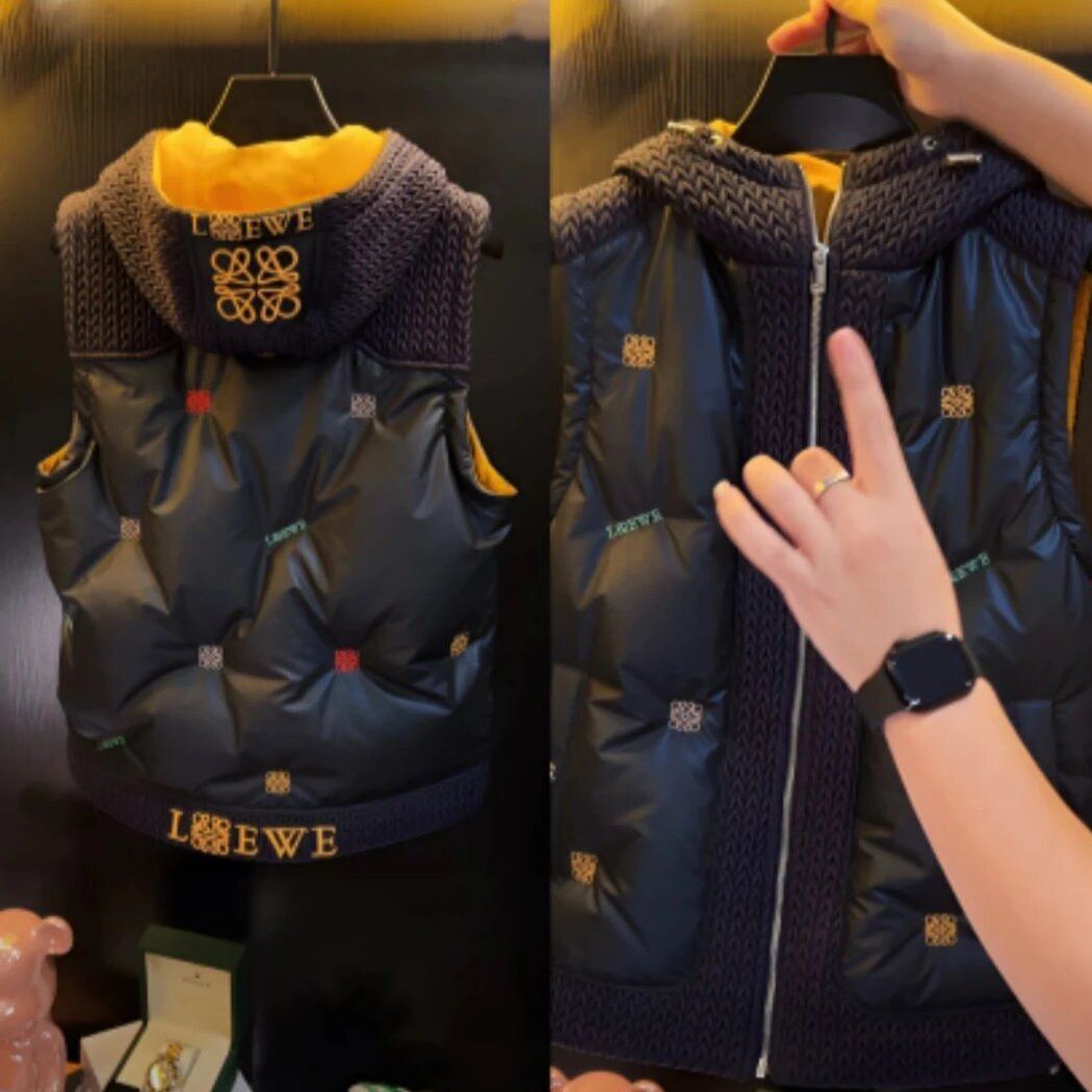 【M-4XL】高品質保温ベスト 繊細な刺繍デザイン 日常カジュアルアウター