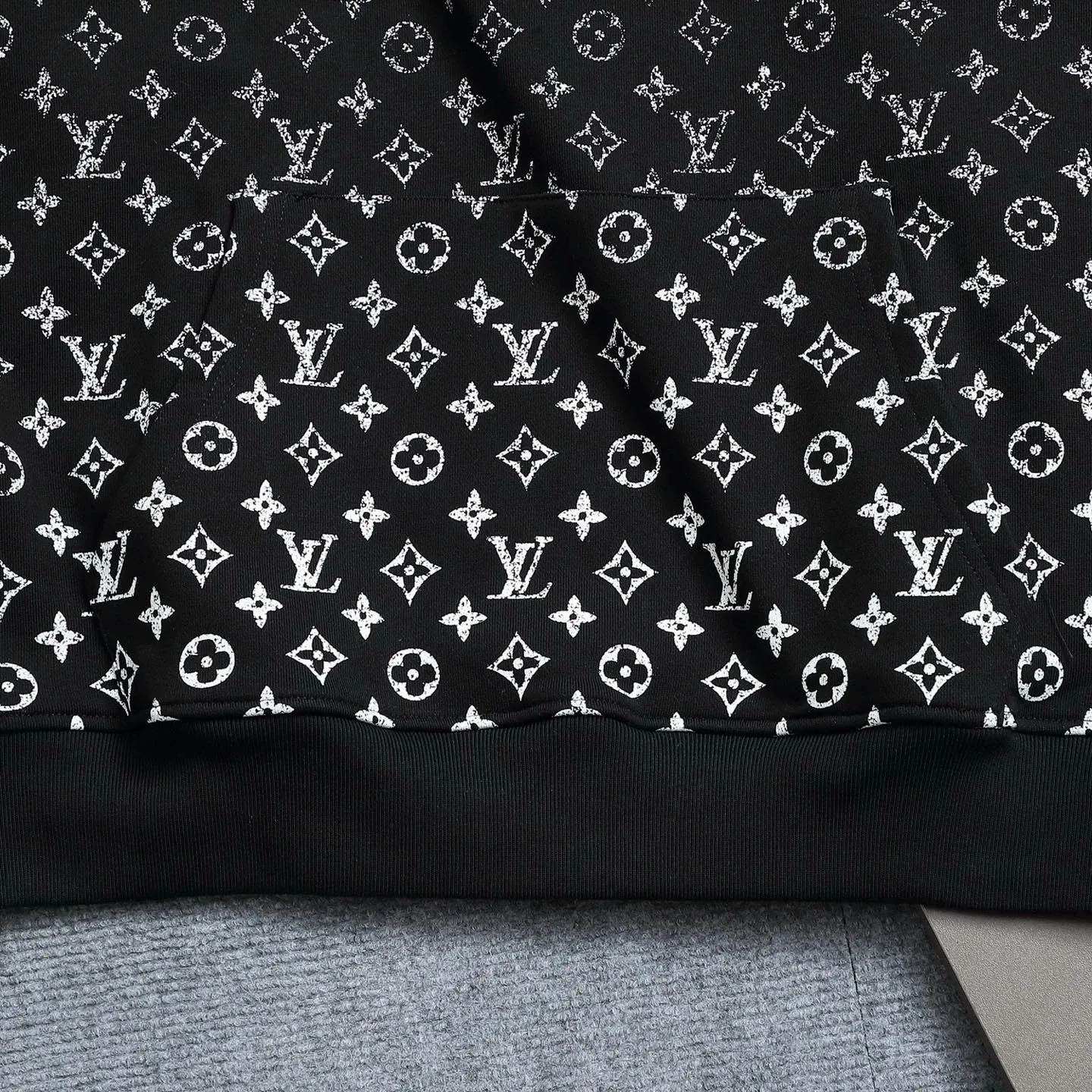 『XS-L』クラシックグラデーションロゴ 洗練アップグレード ヴィンテージクルーネックスウェット 男女兼用