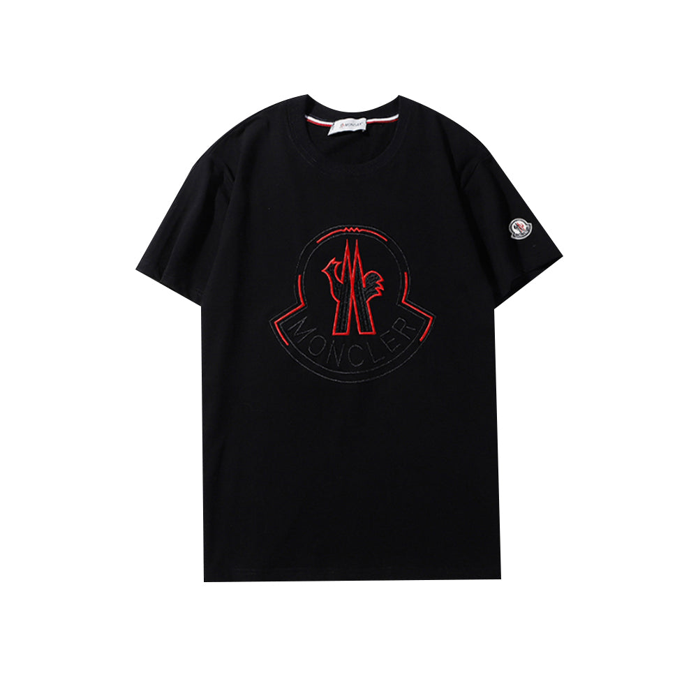 メンズ モンクレール/MONCLER Logo-Embroidered Tシャツ