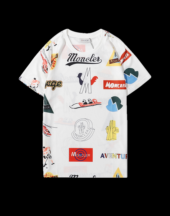 メンズ モンクレール/MONCLER Tシャツ 全身プリント ロゴホッジポッジ