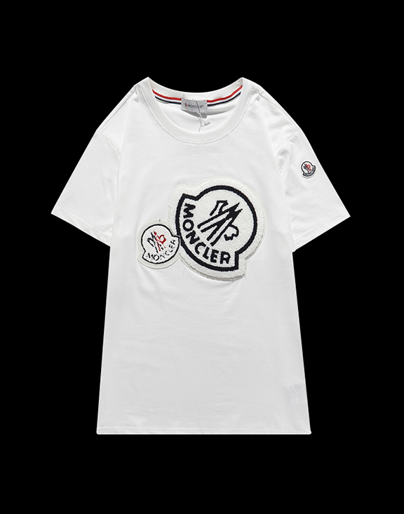 メンズ モンクレール/MONCLER 大きいダブルロゴ入り Tシャツ