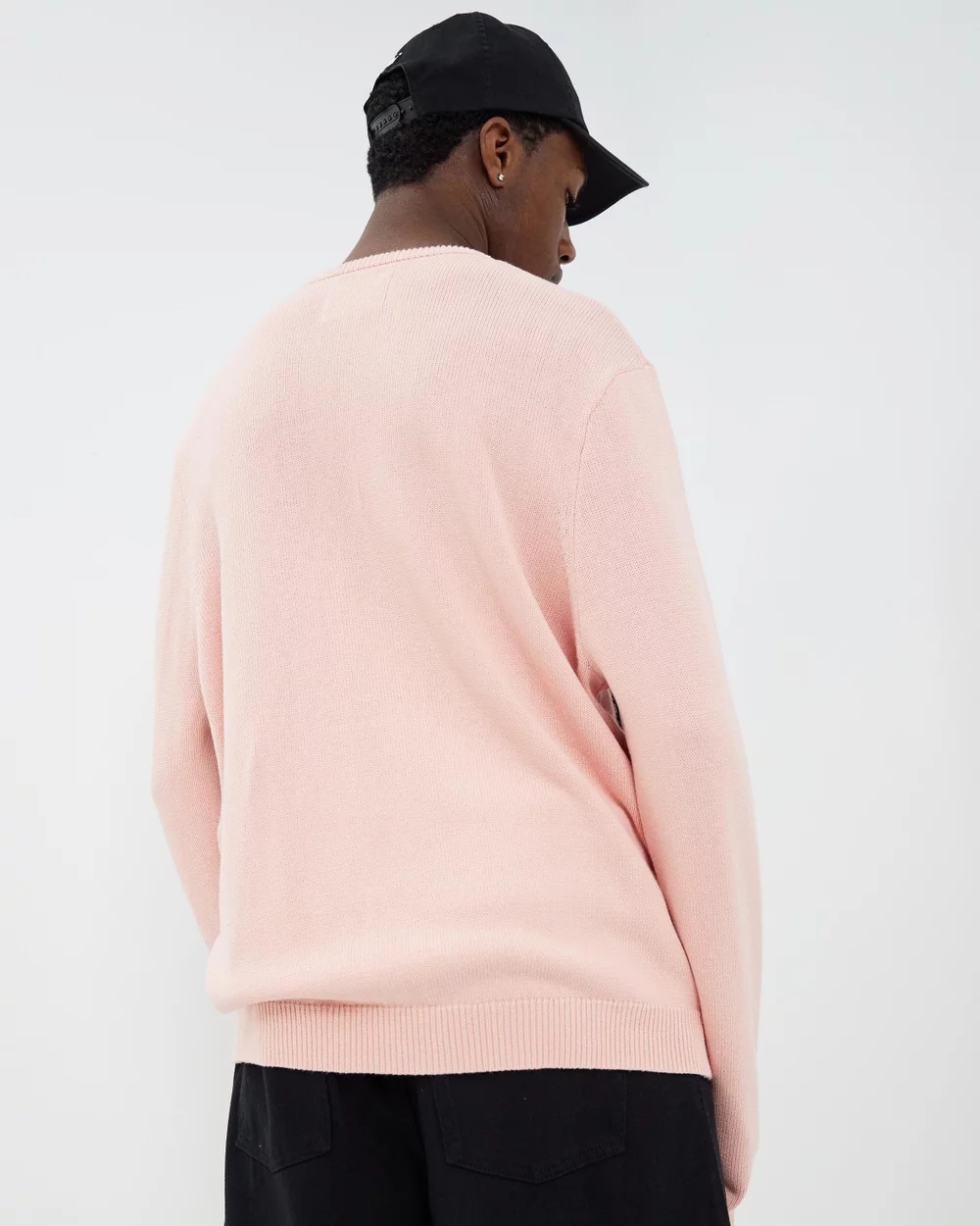 STUSSY ステューシー Stock Sweater Knit ロゴ ニットセーター