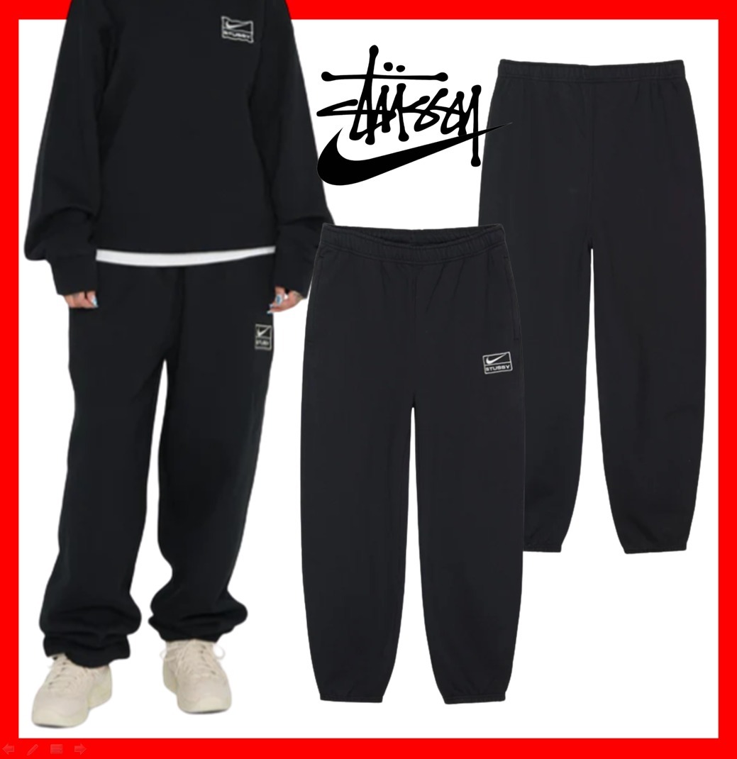 ★人気★【STUSSY】★STUSSY & NIKE STONE WASH FLEECE PAN.T★