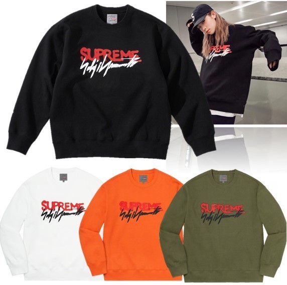 Supreme シュプリーム ヨウジ ヤマモト クルーネック FW20