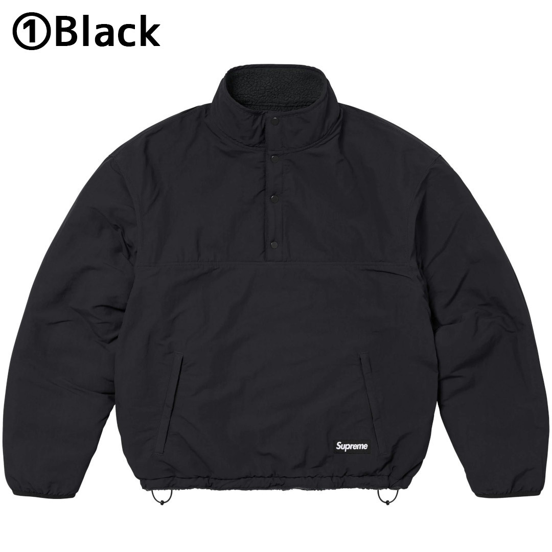 Supreme★定番★ポーラテックフリース リバーシブルプルオーバー