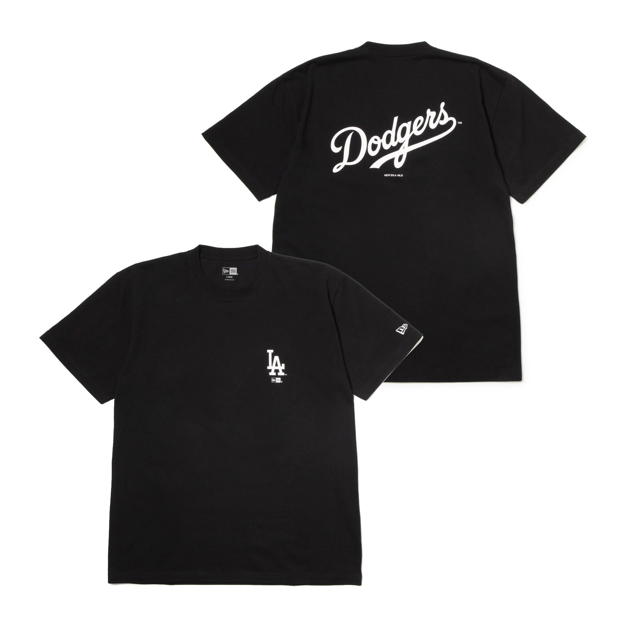 半袖 コットン Tシャツ ロサンゼルス・ドジャース ブラック レギュラーフィット