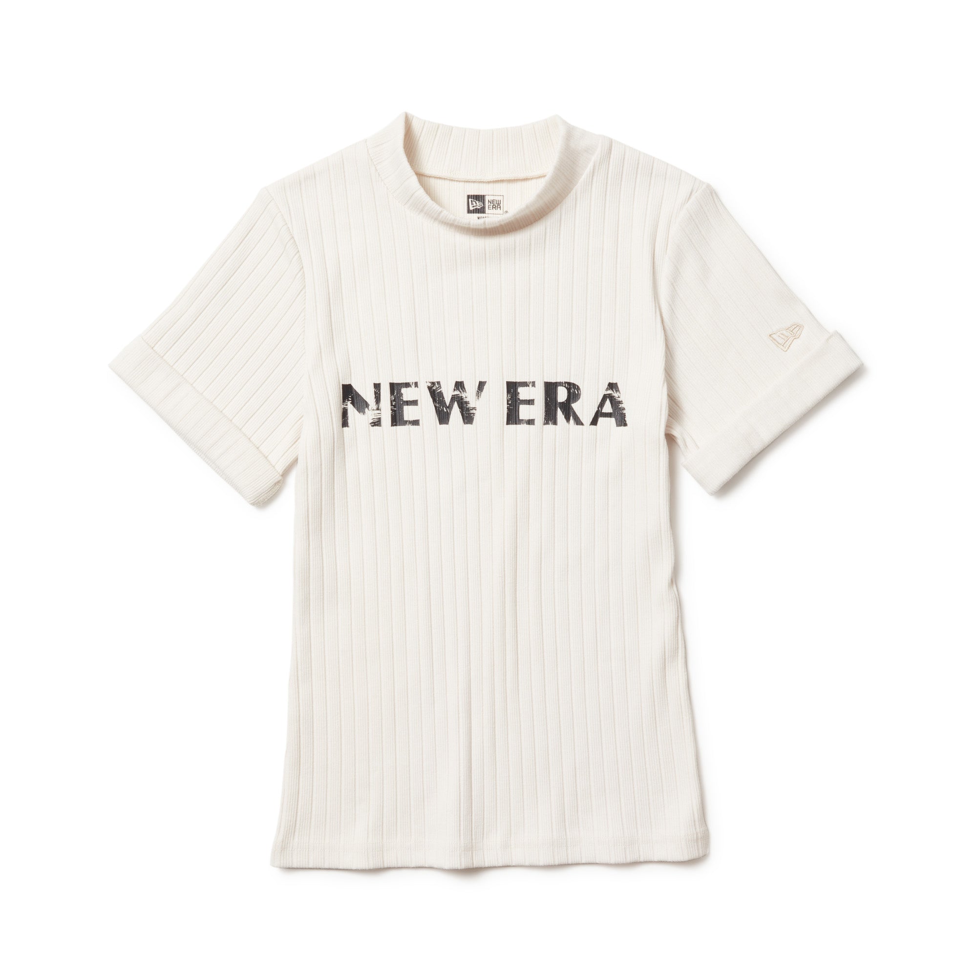 ウィメンズ 半袖 リブ ミッドネック Tシャツ パームツリー ホワイト | ゴルフ