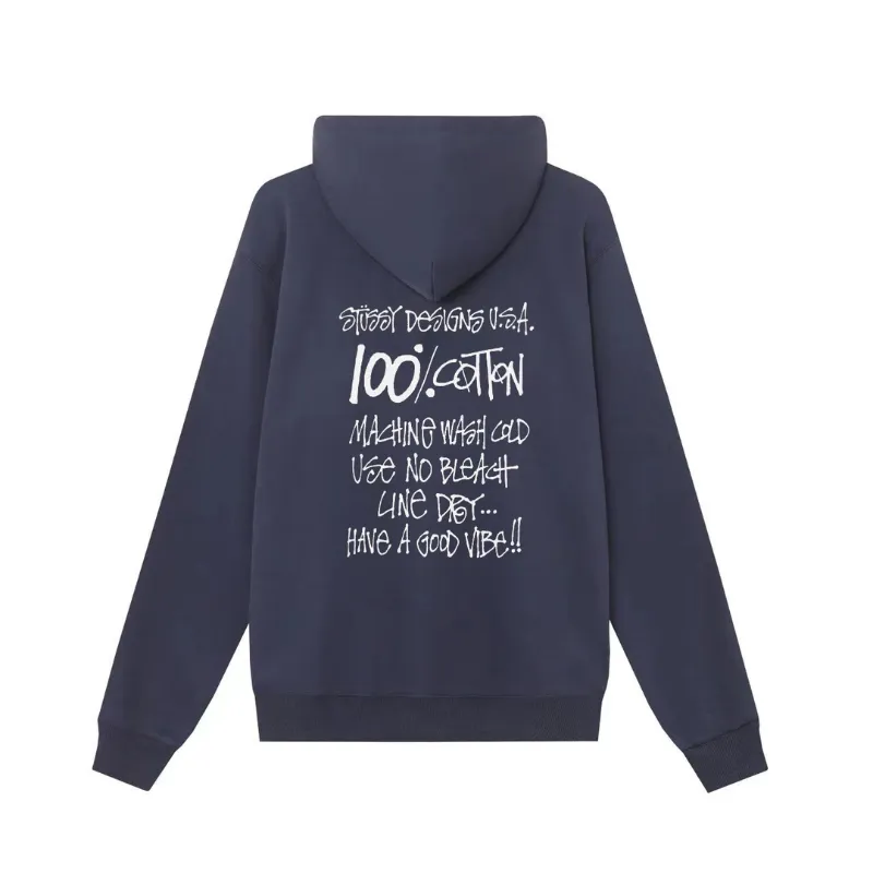 Stussy Hoodie Have A Good Vibe