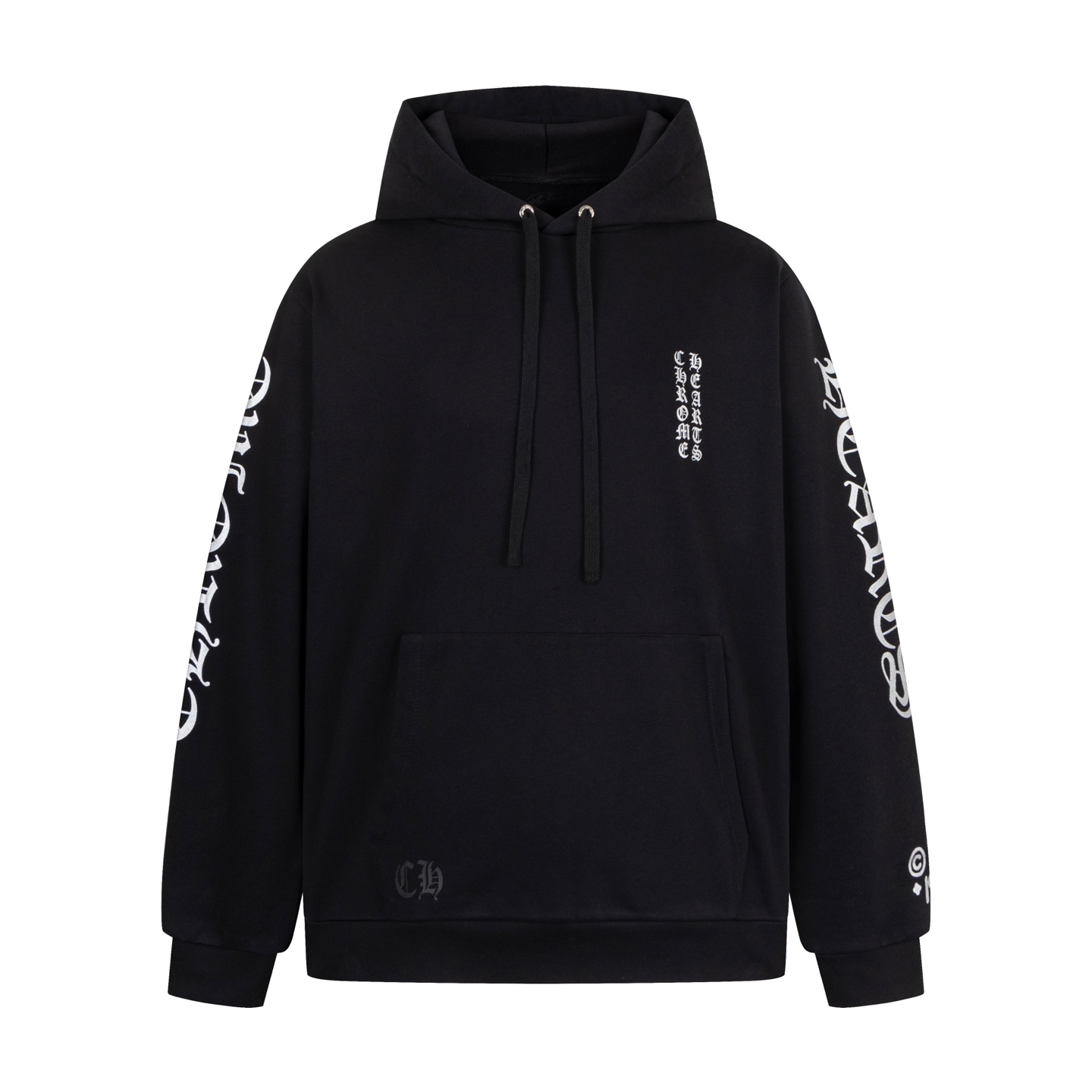 CHROME HEARTS HOODIE CH SCROLL LABEL クロムハーツ　スウェットパーカー　スクロールロゴ