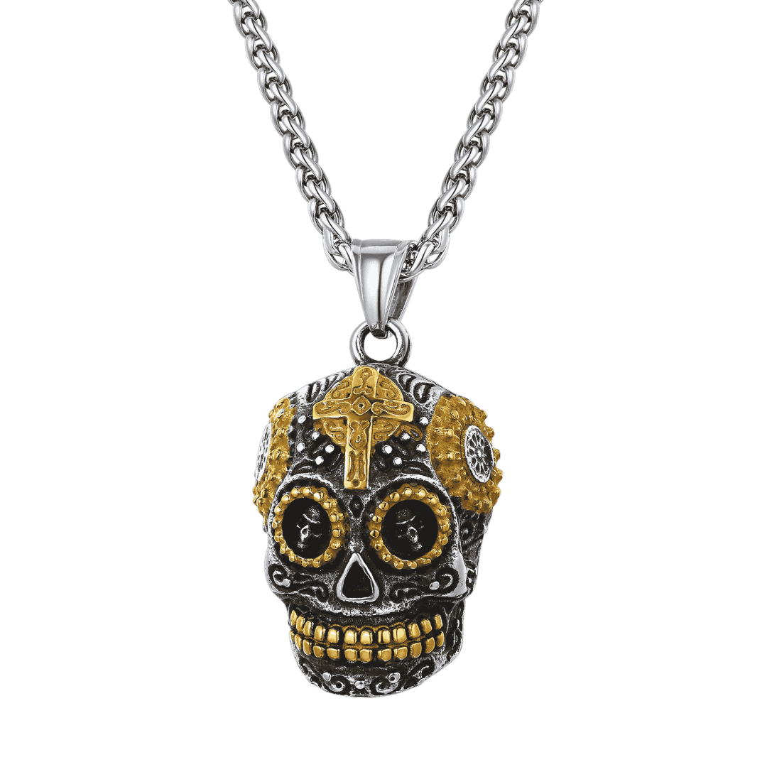 INFINIONLY Men's Stainless Steel Necklace Bracelet Jewellery