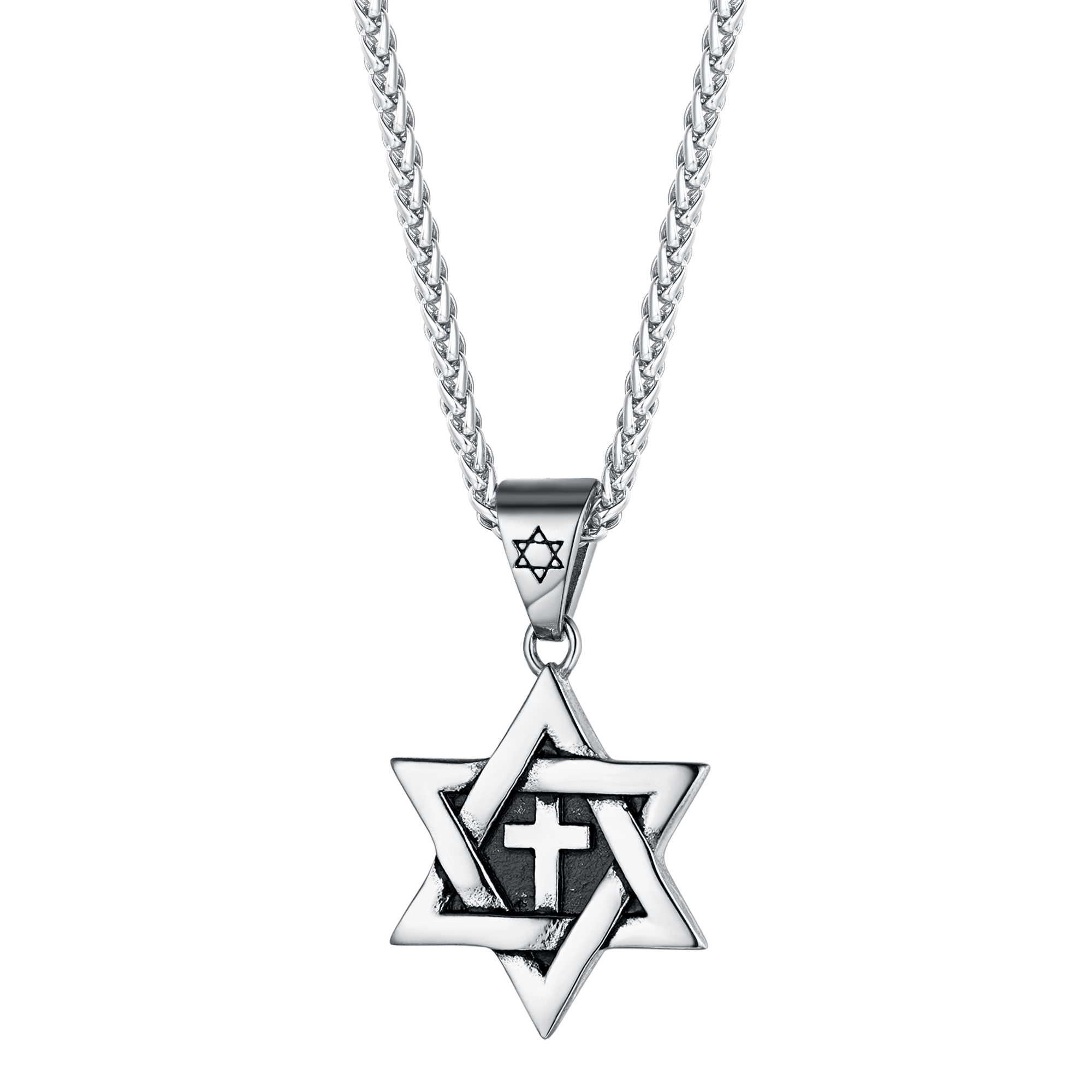 Cross Necklace Jewish Pendant 