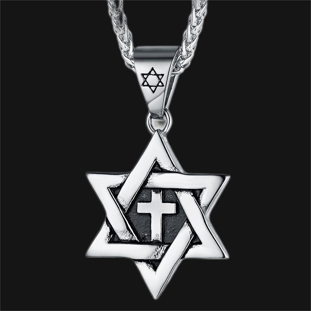 star of david cross necklace meaning