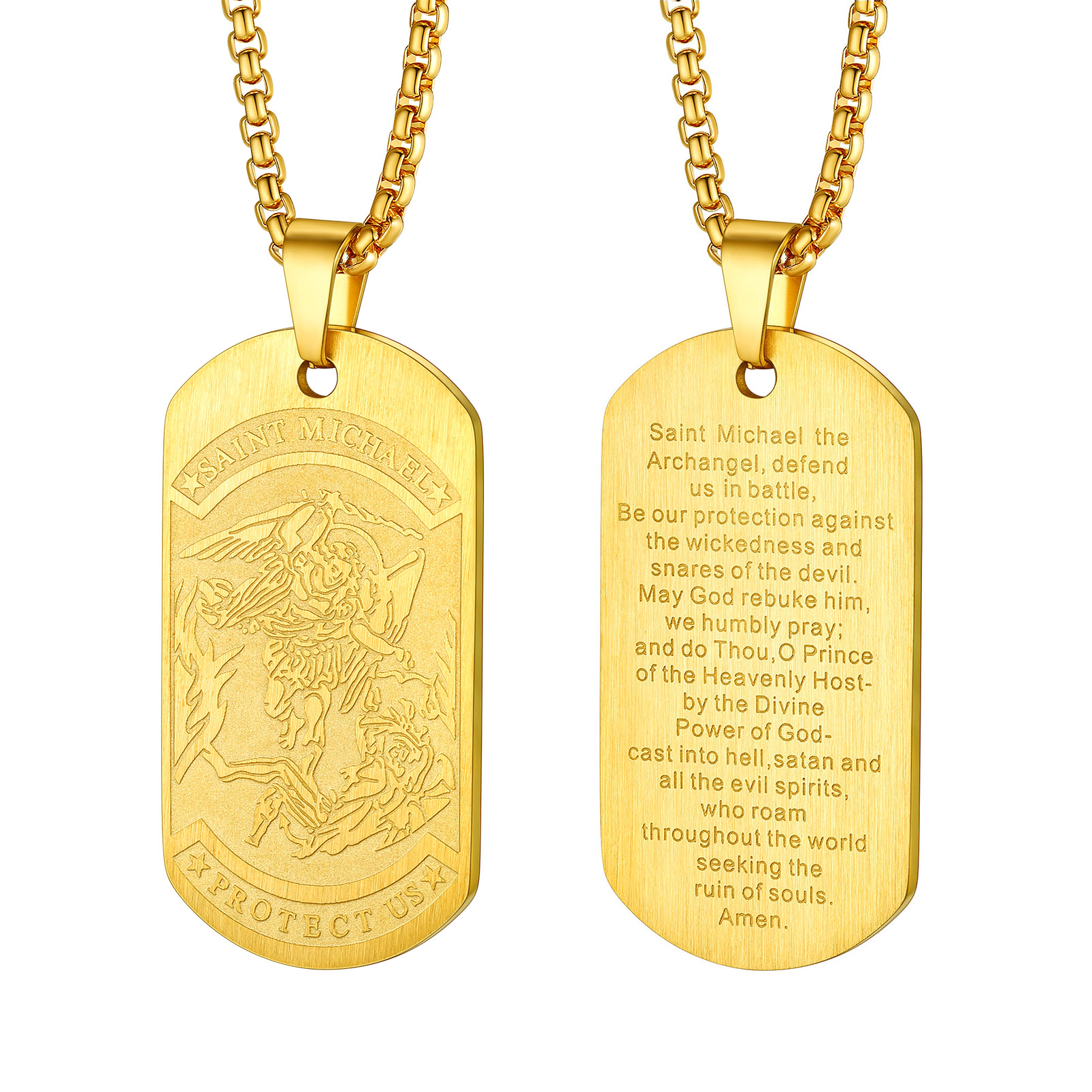 Archangel Saint Michael Dog Tag 