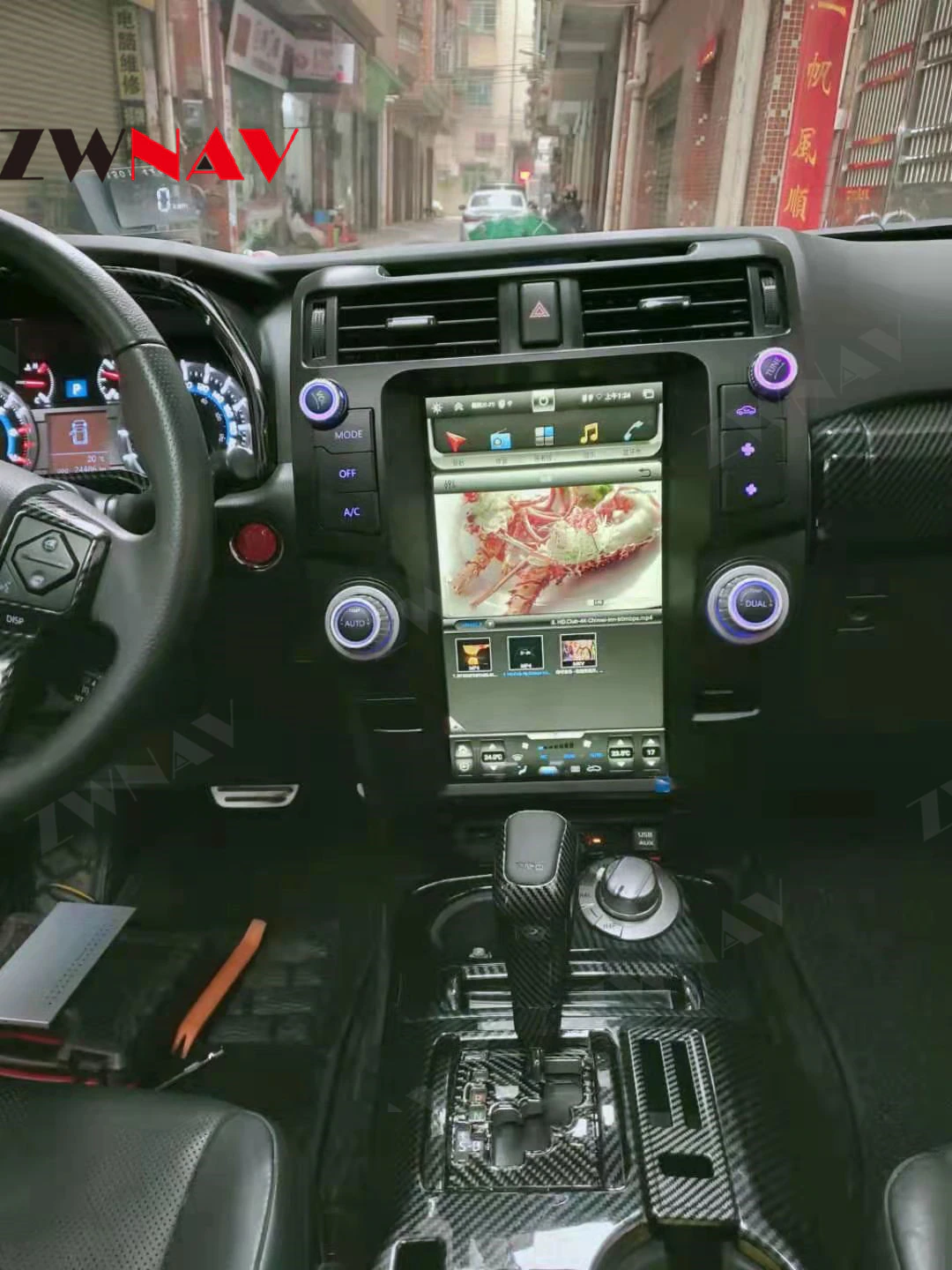 Tesla Screen Carplay Android GPS Navi For Toyota 4 Runner 2009 2010-2014 2015 2016 2017 2018 2019 Car Radio Stereo Player Unit