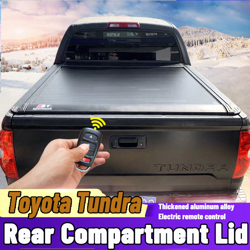 For Toyota Tundra Toyota Tacoma Toyota Hilux Rear Compartment Lid refitting thickened aluminum pickup back cover rolling curtain