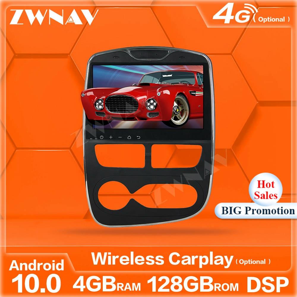128GB Wireless Carplay Android 10 Screen Multimedia Player For Renault Clio 2013 2014 2015 GPS Navi Audio Radio Stereo Head Unit