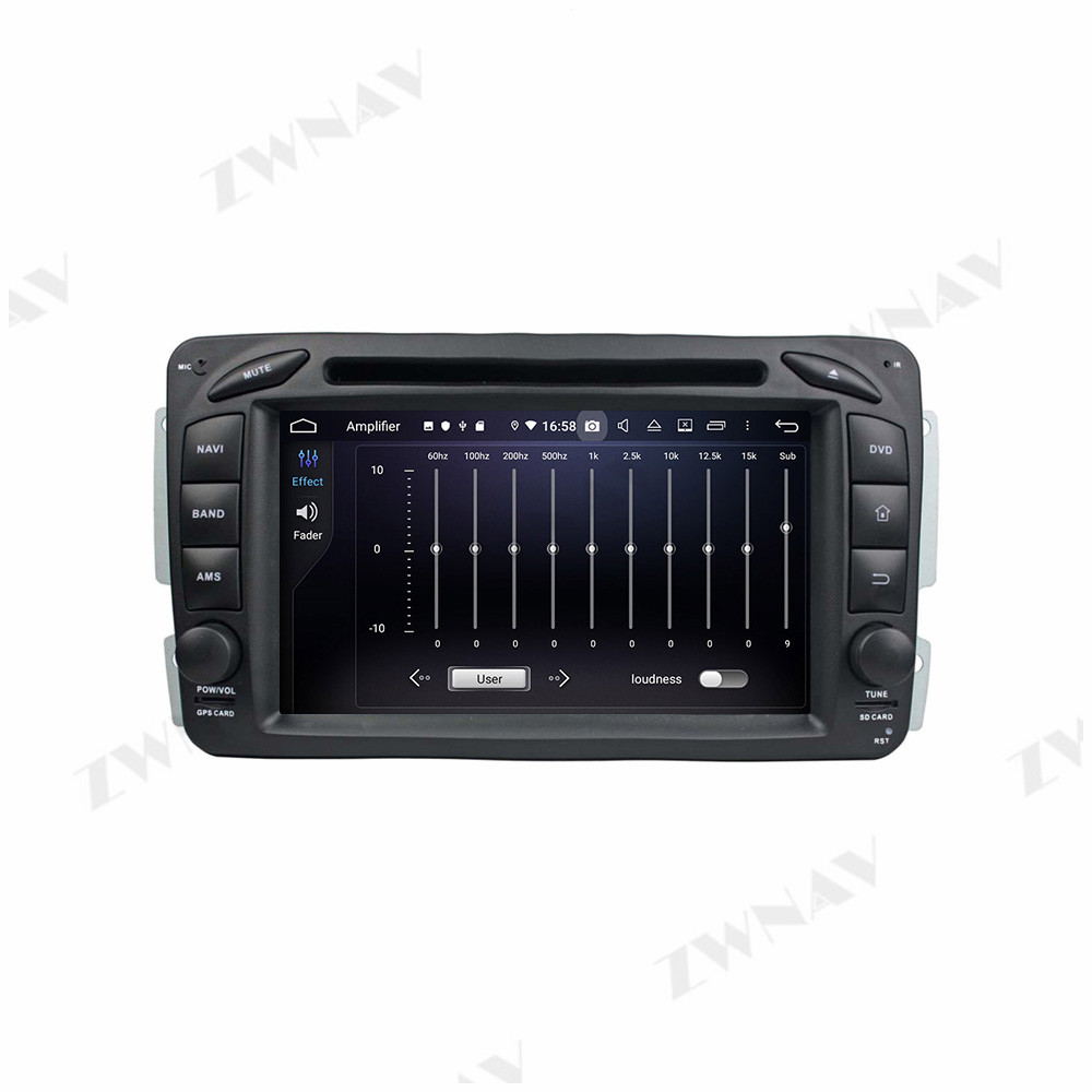 AWESAFE 9 Inch Android 13 Car Stereo For Mercedes Benz C Class W203 W209 (2005-2009) – GPS, CarPlay, Bluetooth