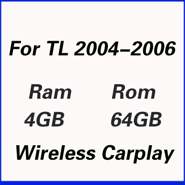 Android 10 car multimedia player for Acura TL 128gb 2004 2005 2006 2007 2008 Car radio GPS Navigation intelligent system carplay