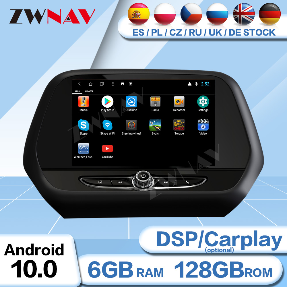 6+128G Carplay Multimedia Android 11 Player GPS Navi For Chevrolet Camaro 2015 2016 2017 2018 2019 2020 Car Radio Stereo Unit