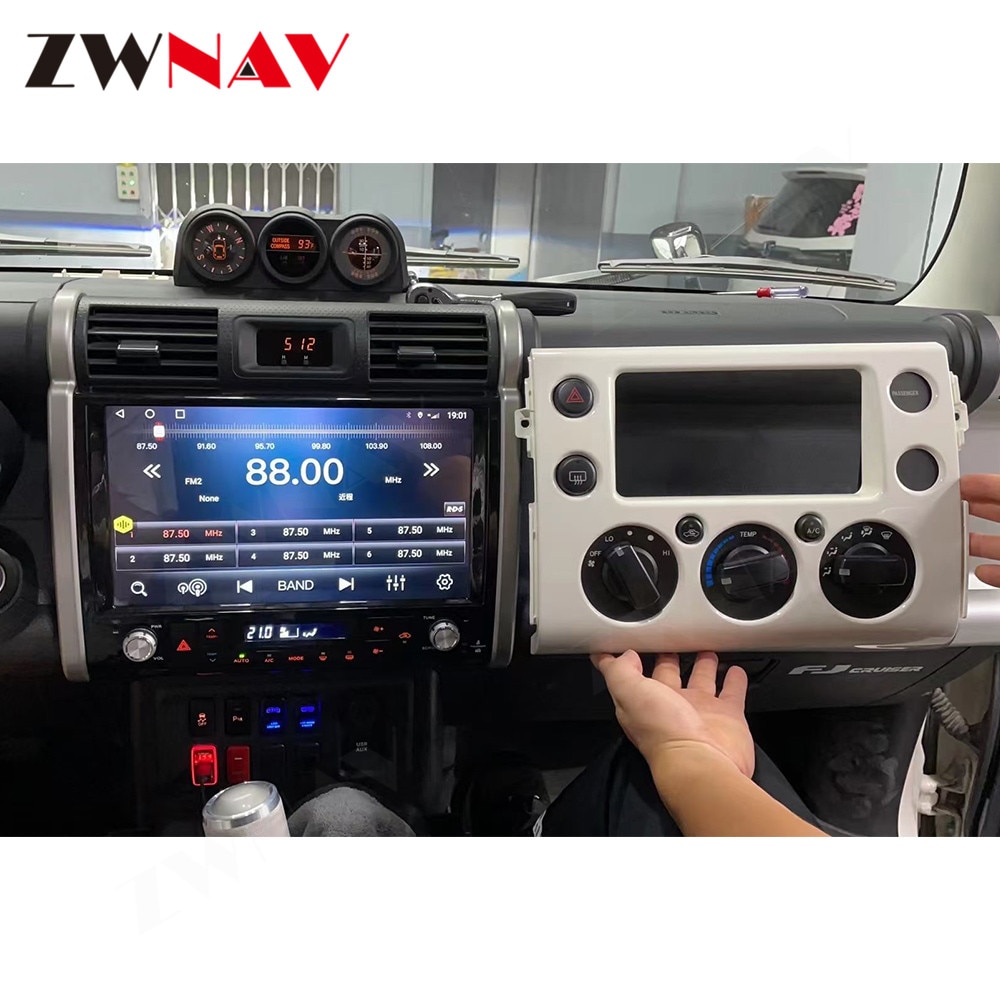 128G Car Multimedia Player Android 11 Screen GPS Navigation For Toyota FJ Cruiser 2007-2018 Audio Video Radio Stereo Head Unit