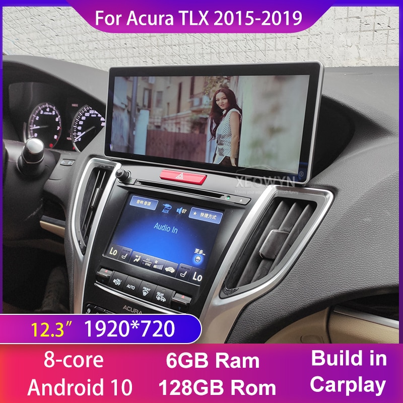 128g Android 10 For Honda Acura TLX 2015 2016 2017 2018 2019 Android Multimedia  Car Radio Audio GPS apple carplay