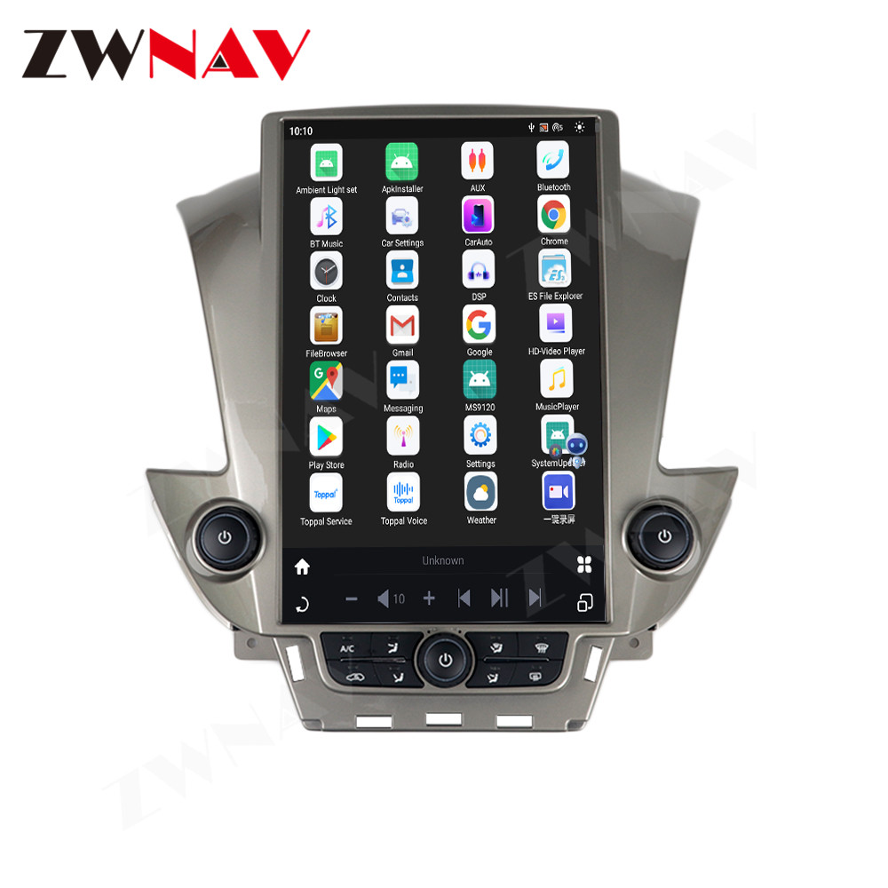 Car Radio For Chevrolet Suburban Tahoe GMC Yukon 2014-2020 Stereo Replacement Head Unit 14.4 Inch IPS 2K Touch Screen Tesla Style Carplay Android Auto