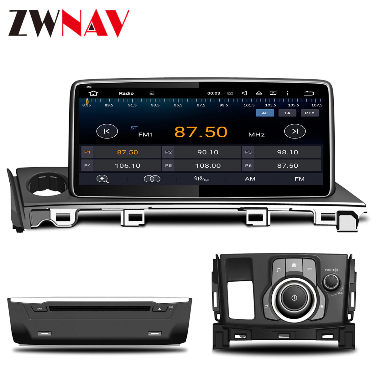 Android 10 Car GPS Navi For Mazda 6 2016 2017 2018 2019 Auto Stereo Multimedia Player Radio DVD Recorder Head Unit DSP Carplayer