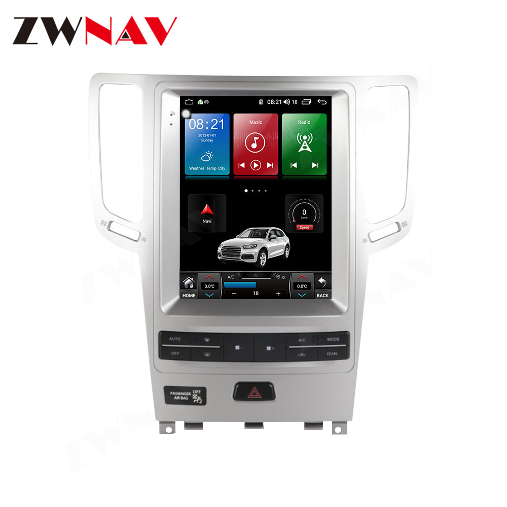 Android 12 8+128GB Tesla Style 7862 8-core CarPlay Auto Radio For Infiniti G25/G37 2007 - 2015 DSP Car DVD GPS Multimedia Player Unit