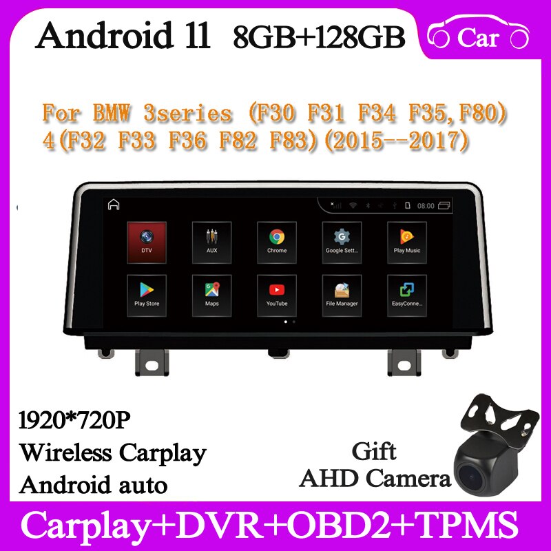 8core 8G+128g Android11 Car radio for BMW 3series F30 F31 F35 F80 4series F32 F84 car multimedia player audio stereo gps navi
