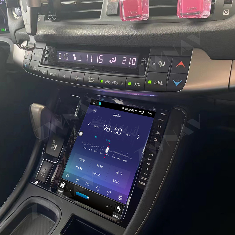 Android 14.0 8+256GB For Lexus CT200 2011-2018 Tesla Screen Car
