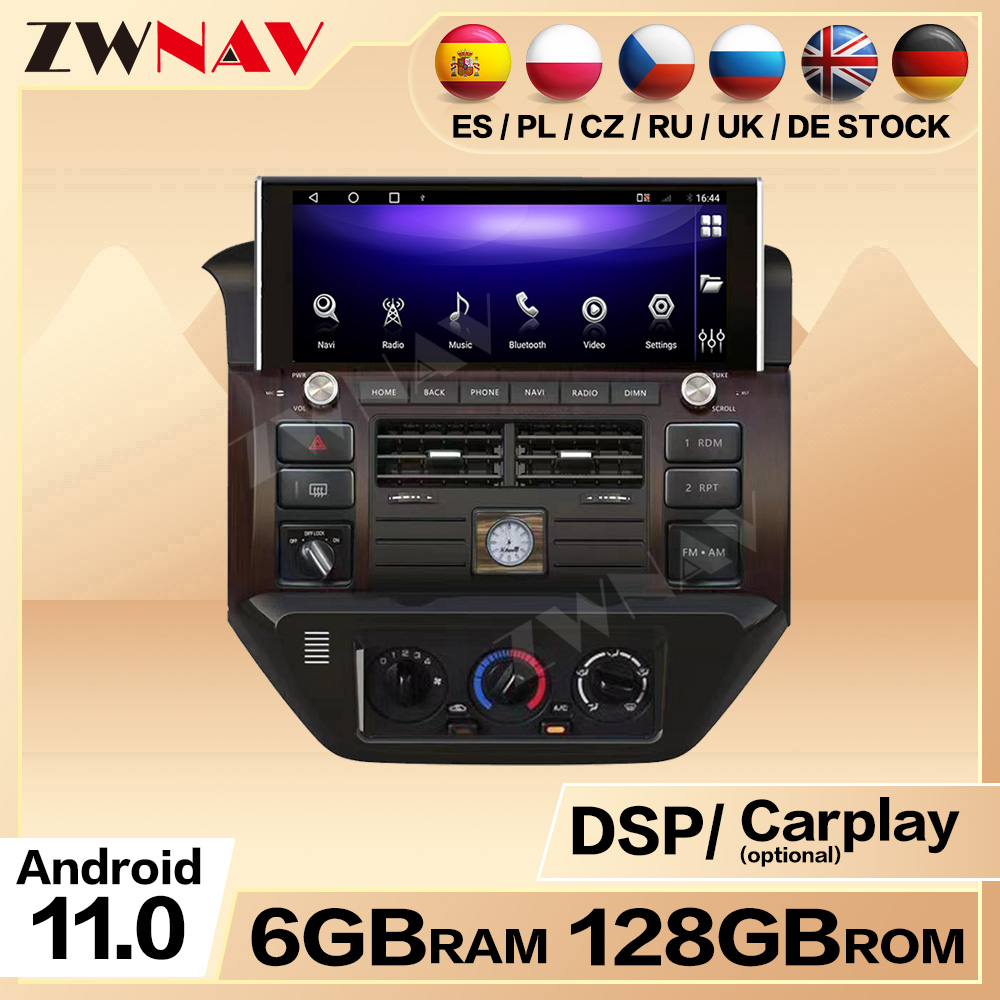 Android 10 For Nissan Patrol Y61 2006-2022 Car Multimedia GPS Player Audio Radio Stereo DSP Carplay Head Unit