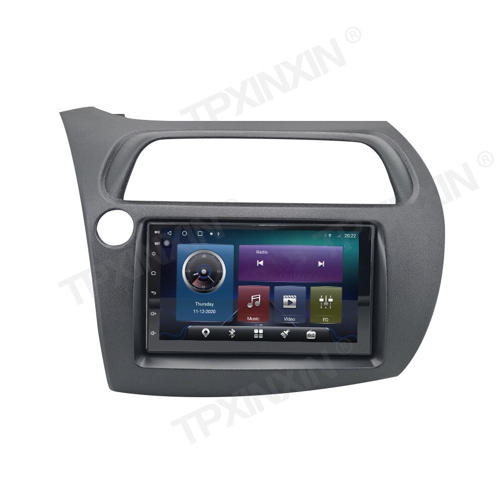 For Honda Civic Hatchback 2006-2011 Android 12 CarPlay Car Radio Multimedia  Video Navigation 2 Din Stereo DVD Head Unit speaker-ZWNAV Official Store