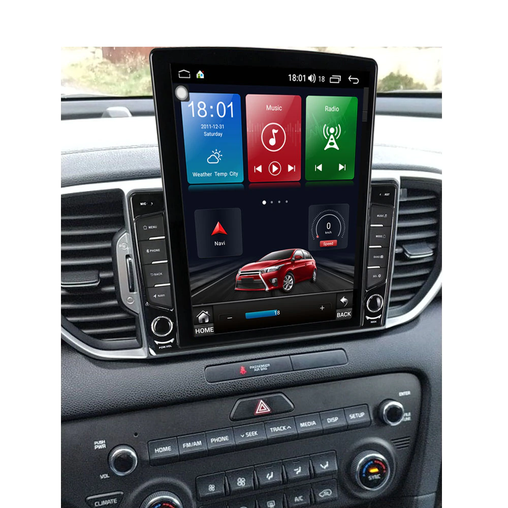 For KIA Sportage 2016 2017 -2020 IPS DSP Tesla Screen Android 10 Car Multimedia Player Audio Radio Stereo GPS Navi Head Unit DSP