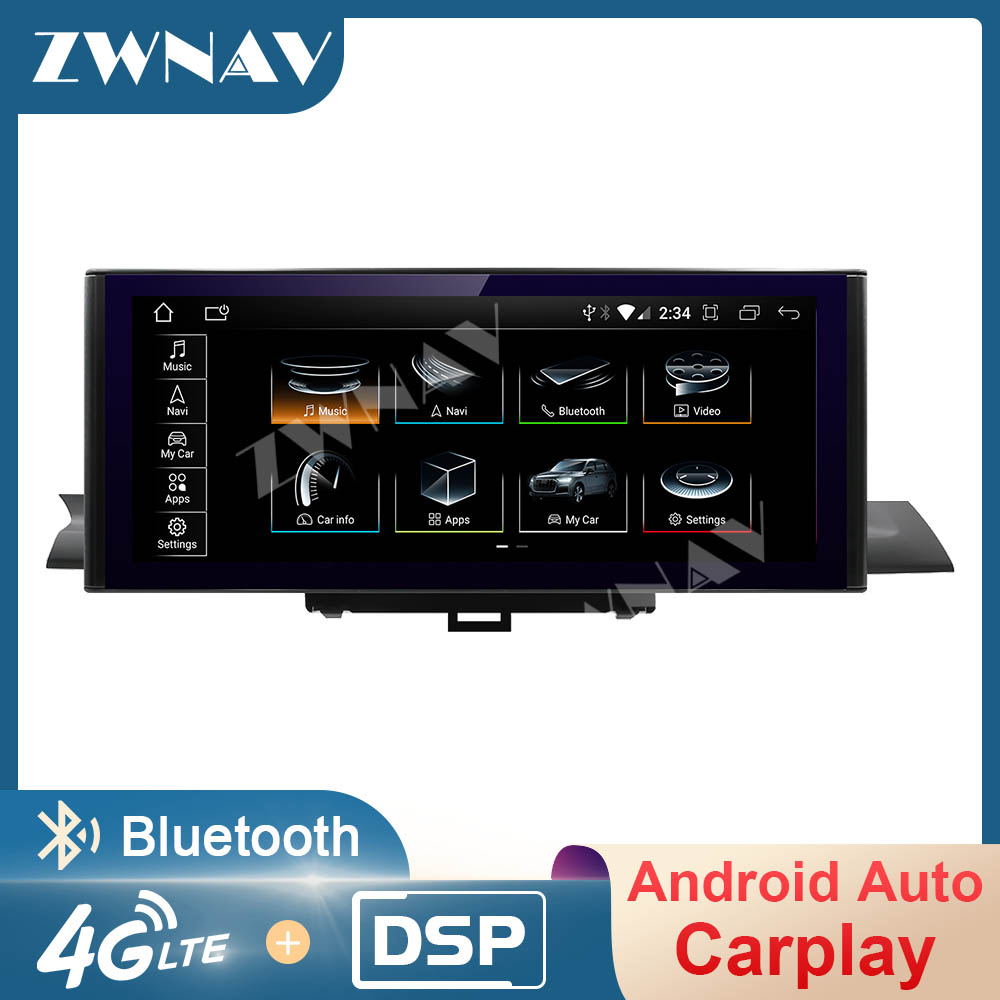 12.3" IPS Screen Android 10 Car Radio For Audi A4L A5 2017 2018 2019 AutoRadio Multimedia Video DVD Player Navigation GPS 2 din