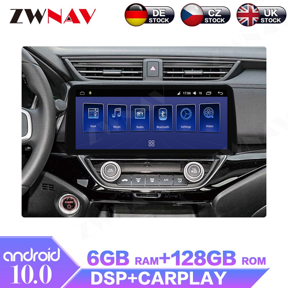 12.3" Android 6+128G For Honda Crider 2019 2020 + Car Multimedia Player Radio GPS Navigation Stereo Carplay WiFi 4G Touch Screen
