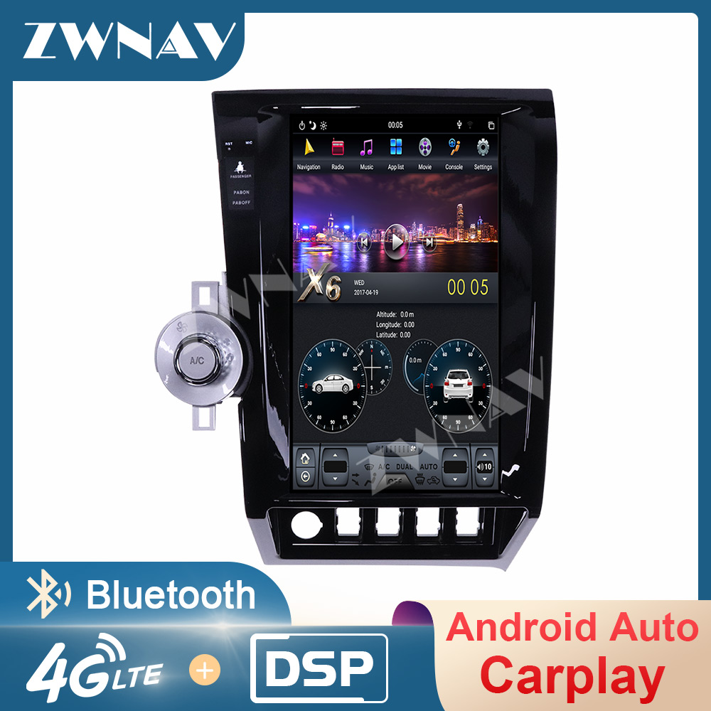 PX6 CarPlay 13.3Inch Screen For Toyota Tundra Sequoia 2007 - 2013 Android 9 Car Multimedia Player GPS Navi Radio Stereo Unit