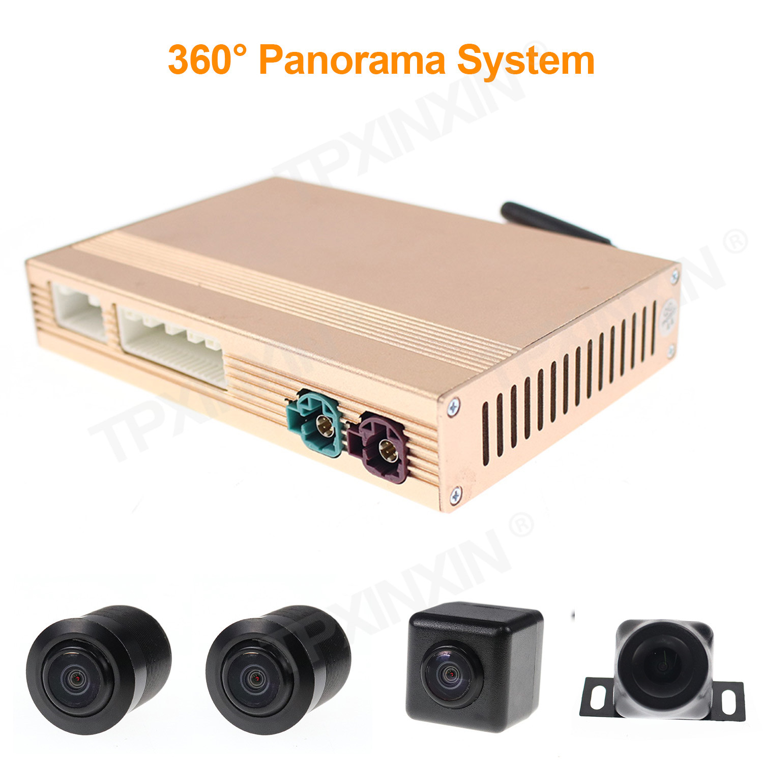 DVR HD 360 Surround View System Driving With Bird View Panorama System 4 Car Camera 3D 1080P DVR G-Sensor Car Auto stereo 