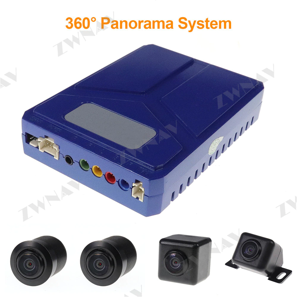 Car Auto stereo DVR HD 360 Surround View System Driving With Bird View Panorama System 4 Car Camera 3D 1080P DVR G-Sensor new