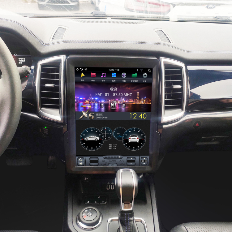 Tesla Screen Android 9 Video Player For Ford Ranger 2015 2016 2017 2018