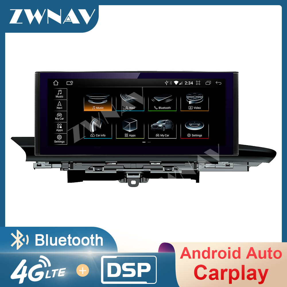 12.3" IPS Screen Android 10 Car Radio For Audi A6 A6L 2017- 2019 AutoRadio Multimedia Video DVD Player Navigation GPS 2 din