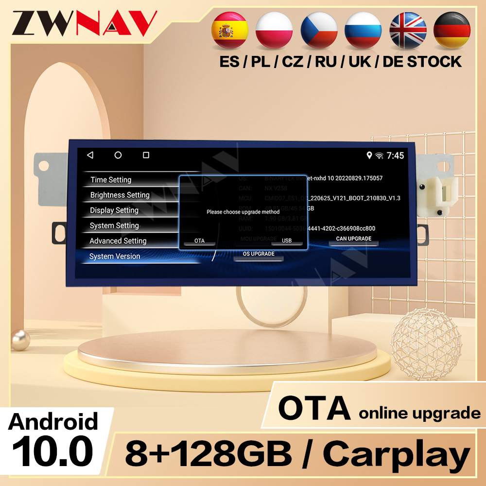 ZWNAV ] Android 10 CarPlay Multimedia Player Car Radio for Lexus GS350 400 450H 2016 + AutoRadio DVD GPS navigation
