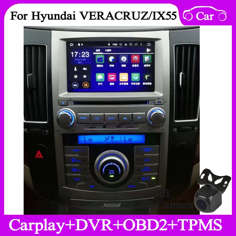 2din android10 Car stereo multimedia player for Hyundai Veracruz IX55 2007-2012 gps navi autoradio head unit Carplay Video Wifi