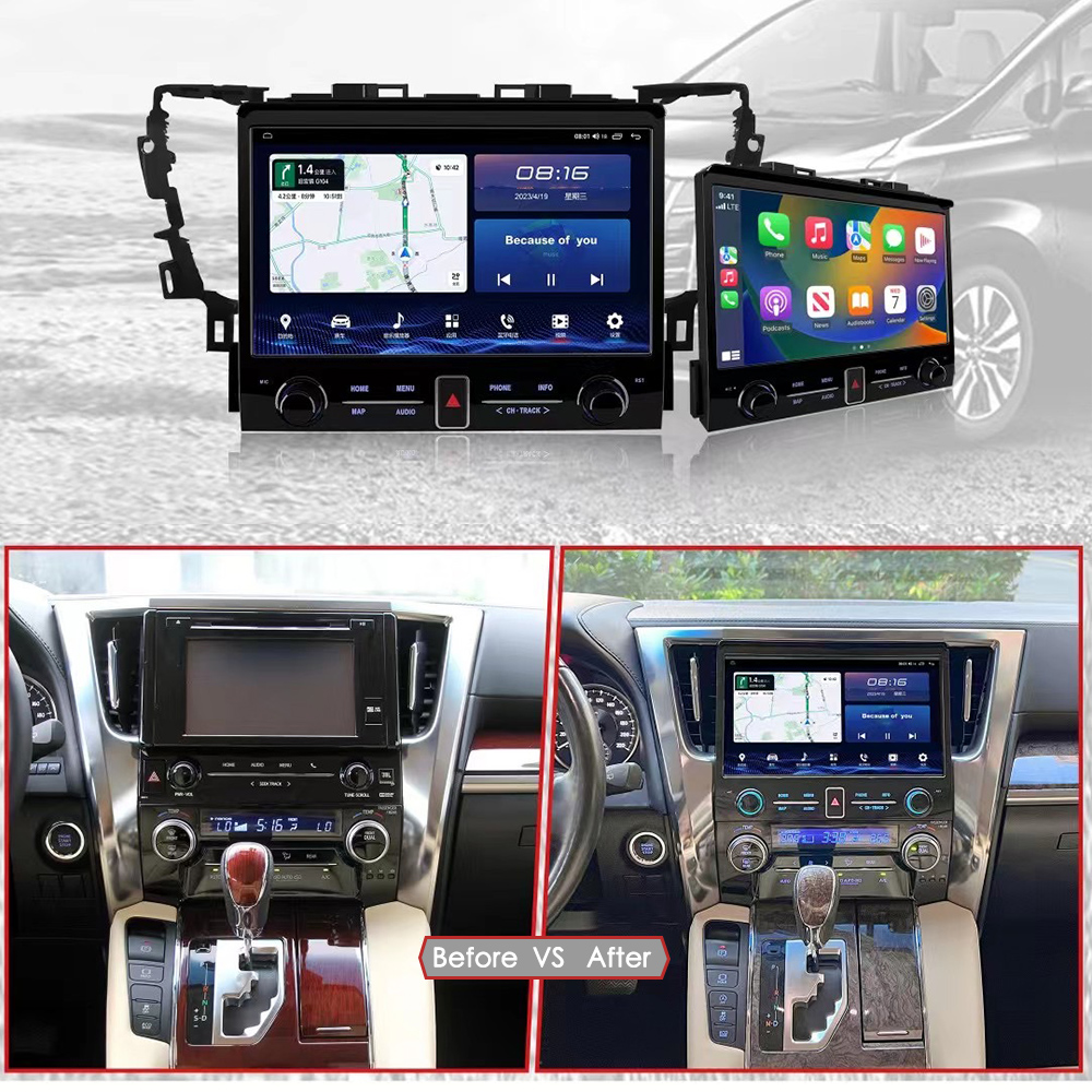 11.8 Inches Android11 Car radio for toyota Alphard Vellfire 30