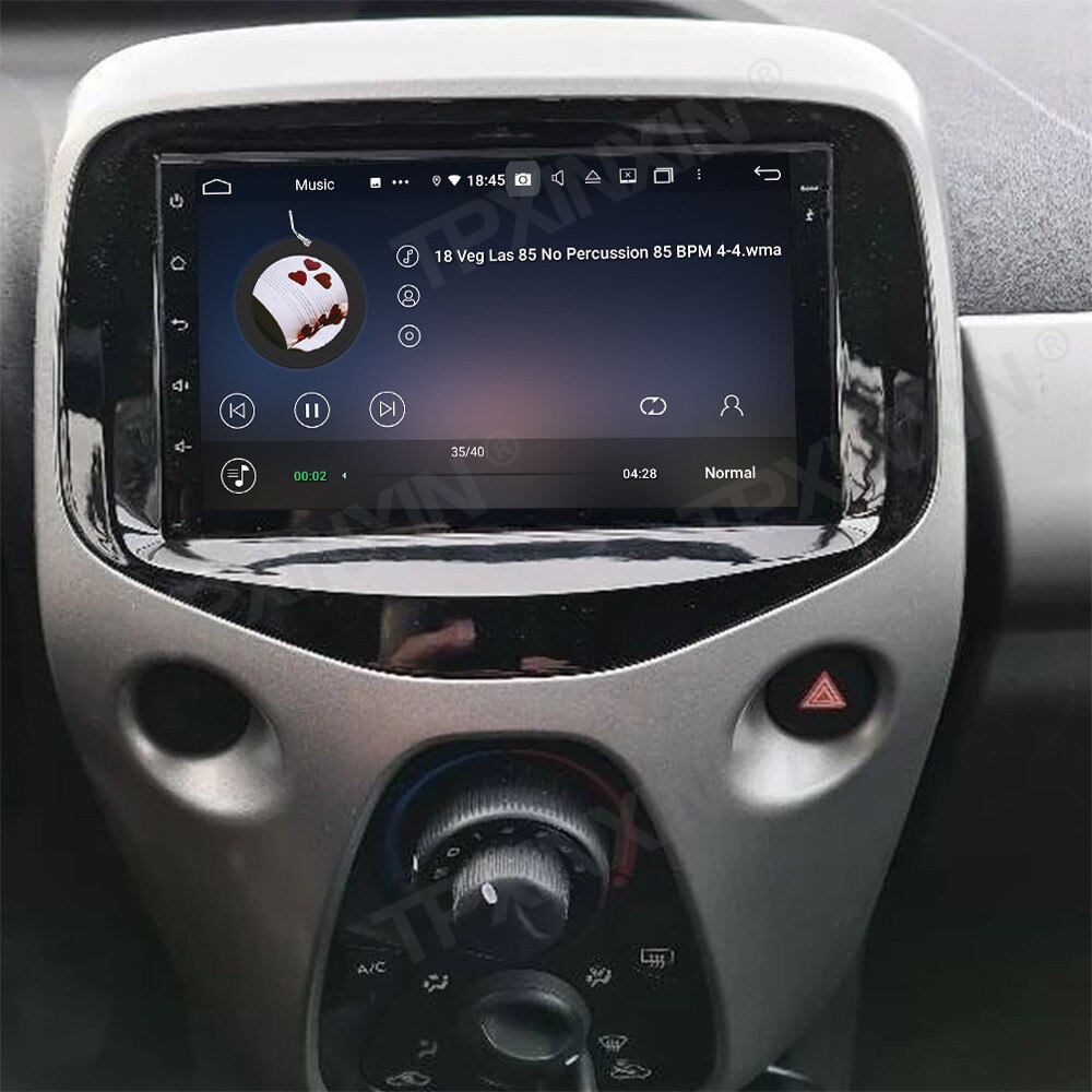 128GB Android 10.0 Car Radio For Toyota Aygo Peugeot 108 2016 Citroen C1 IPS Navi GPS Stereo Multimedia Auto Player Carplay Unit