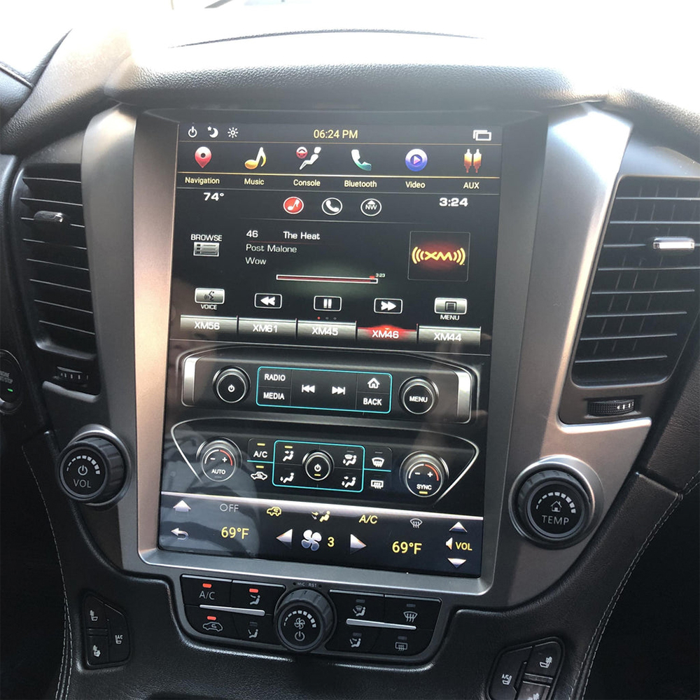 12.1 inch Tesla Style AutoRadioFor Chevrolet Tahoe Suburban GMC Yukon 2015-2021 Android 11 DSP Car GPS Multimedia Player Radio