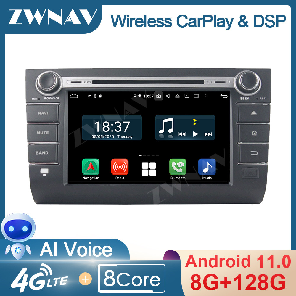 8+128GB Wireless Carplay Android 11 Multimedia Player For SUZUKI Swift 2005-2021 GPS Navi Audio Radio Head Unit